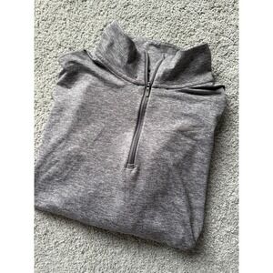Nike Sweater Mens Med Grey Running Dri Fit Element 1/4 Zip Pullover Training